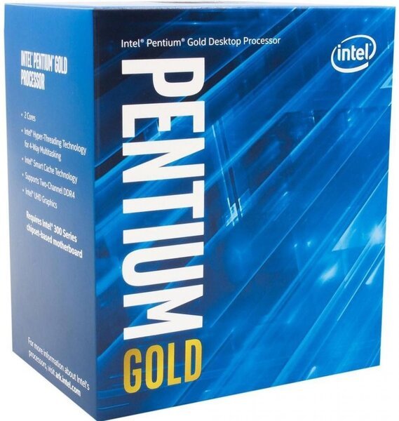 

Процессор Intel Pentium Gold G6600 2/4 4.2GHz (BX80701G6600)