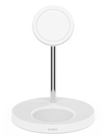 Беспроводное ЗУ Belkin MagSafe 2-in-1 Wireless Charger White (WIZ010VFWH)