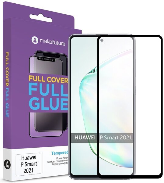 

Защитное стекло MakeFuture для Huawei P Smart 2021 Full Cover Full Glue (MGF-HUPS21)