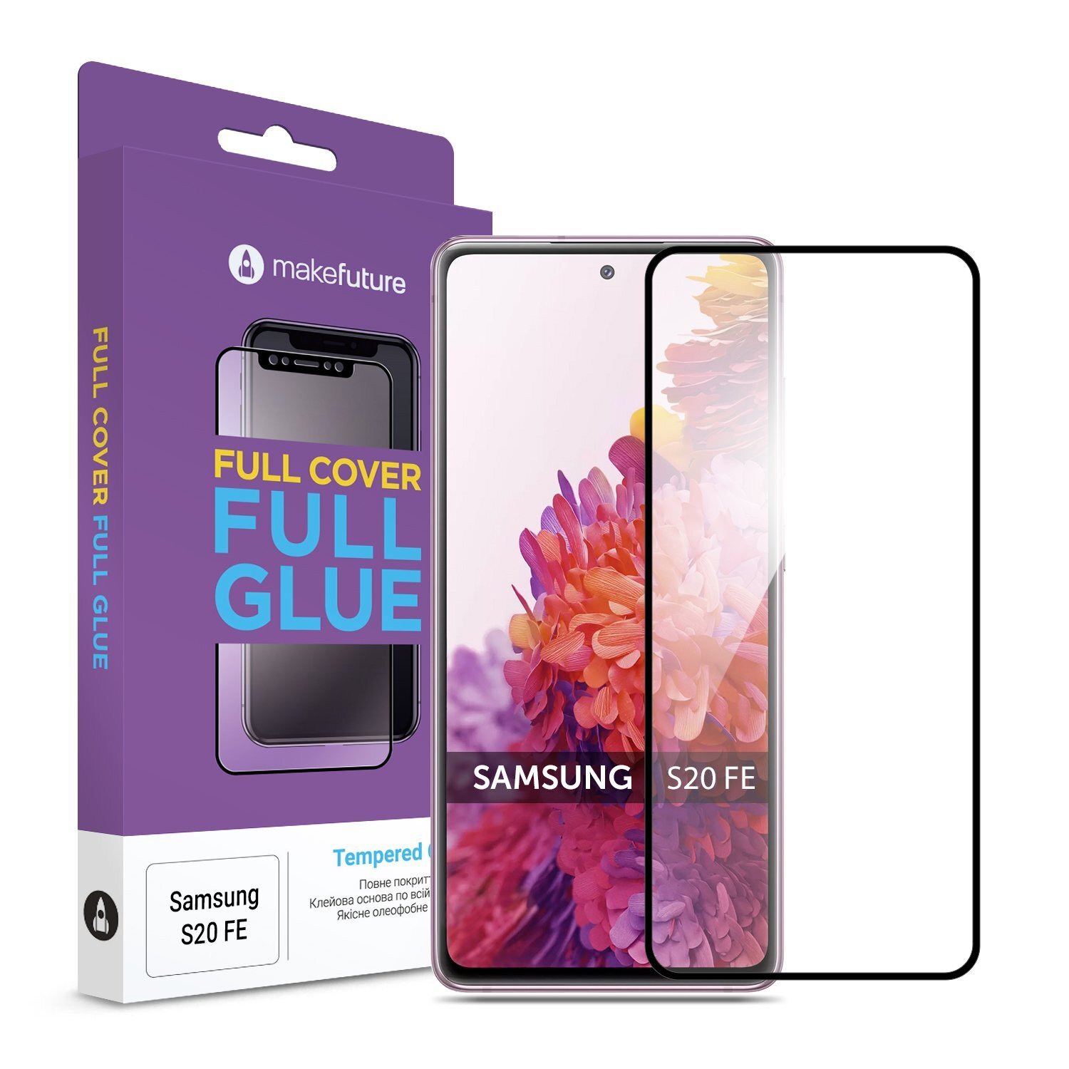 

Защитное стекло MakeFuture для Galaxy S20 FE Full Cover Full Glue (MGF-SS20FE)