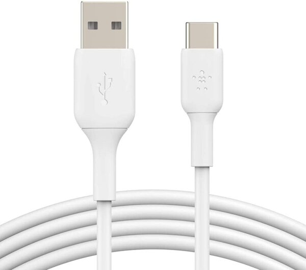 Акция на Кабель Belkin USB-A - USB-С, PVC 2m White от MOYO