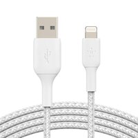 Кабель Belkin USB-A - Lightning BRAIDED 2m White