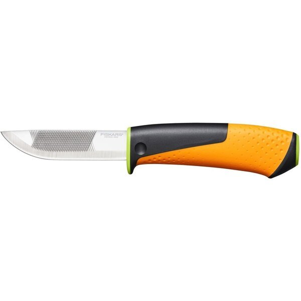 

Нож для тяжелых работ с точилкой Fiskars Hardware