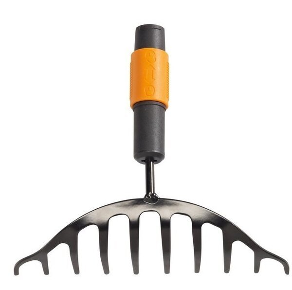 

Грабли для уборки клумб и кустарниковых зон Fiskars QuikFit, 24,5 см, 233г