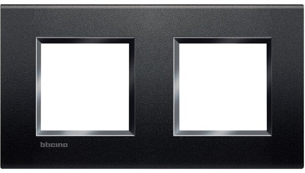 

Рамка 2 поста Legrand Bticino LivingLight, Антрацит
