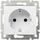  Розетка Legrand Schuko 16А 250В автоматичні клеми з шторками Valena Classic, Білий 