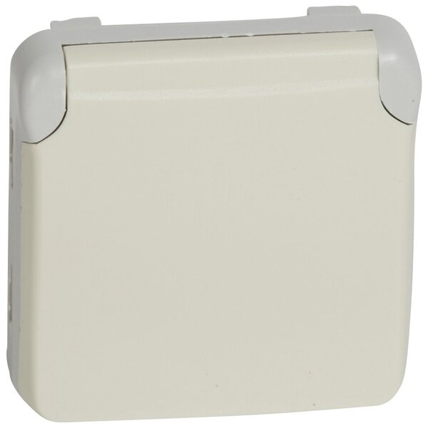 

Розетка Legrand Schuko Plexo 16А, 250В, ІР55, ІК07 с крышкой, винтовые зажимы, Белый