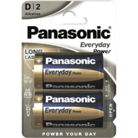 Батарейка Panasonic EVERYDAY POWER D BLI 2 (LR20REE/2B)