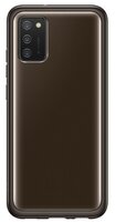 Чехол Samsung для Galaxy A02s Soft Clear Cover Black (EF-QA025TBEGRU)