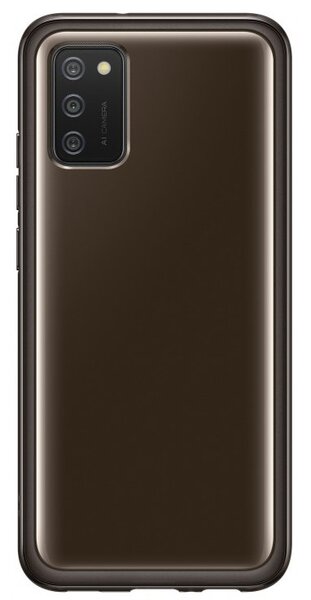 

Чехол Samsung для Galaxy A02s Soft Clear Cover Black (EF-QA025TBEGRU)