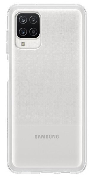Акція на Чехол Samsung для Galaxy A12 Soft Clear Cover Transparent (EF-QA125TTEGRU) від MOYO
