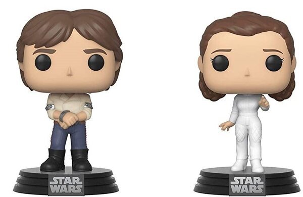 

Коллекционная фигурка Funko POP! Star Wars: 2PK Han & Leia (FUN2549482)
