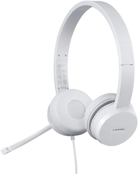 

Наушники Lenovo 110 Stereo USB Headset White (GXD1B67867)