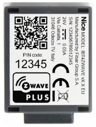 

Модуль интеграции Fibaro Nice BiDi-Zwave для автоматики