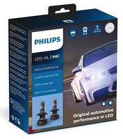 Лампа светодиодная Philips H4 Ultinon Pro9000 + 250%, 2 шт / комплект