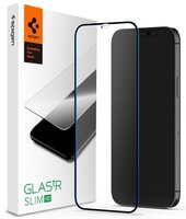 Защитное стекло Spigen для iPhone 12 Pro Max FC Black HD (1Pack)