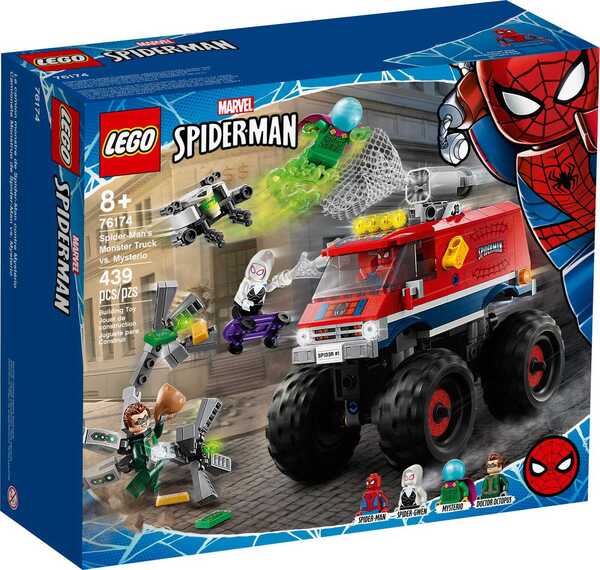 

Конструктор LEGO Super Heroes Грузовик-монстр Человека-Паука против Мистерио 76174