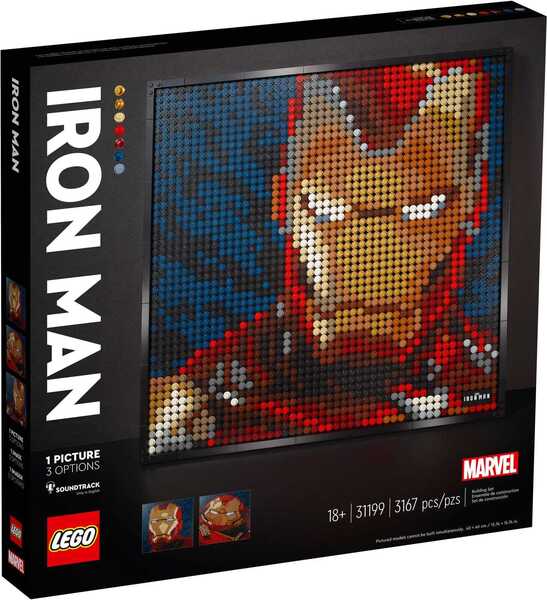 

Конструктор LEGO Art Железный Человек Marvel Studio 31199