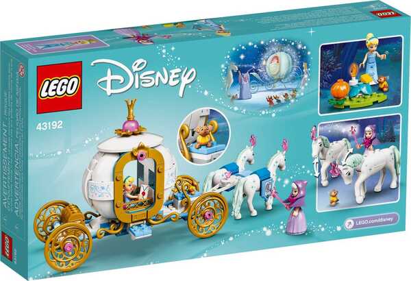 

Конструктор LEGO Disney Princess Королевская карета Золушки 43192