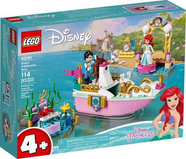 

Конструктор LEGO Disney Princess Праздничный корабль Ариэль 43191