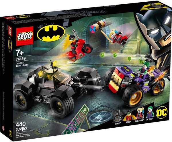 

Конструктор LEGO Super Heroes Преследование трехколесного мотоцикла Джокера 76159