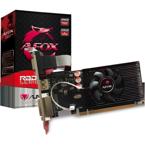 

Видеокарта AFOX Radeon R5 230 2GB DDR3 (AFR5230-2048D3L9-V2)
