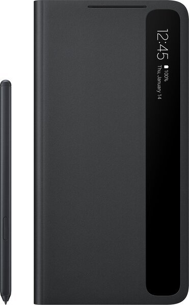 

Чехол Samsung для Galaxy S21 Ultra (G998) Clear View Cover with S Pen Black (EF-ZG99PCBEGRU)