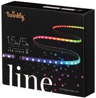 Удлинитель Smart LED подсветка Twinkly Line 100 RGB, Gen II, IP20, плюс 1,5м, кабель черный (TWL100ADP-B)