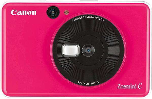 

Фотокамера моментальной печати Canon ZOEMINI C CV123 Bubble Gum Pink + 30 листов Zink PhotoPaper (3884C035)