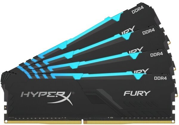 

Память для ПК Kingston DDR4 2400 64GB KIT HyperX Fury (HX424C15FB4AK4/64)