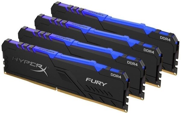 

Память для ПК Kingston DDR4 3000 64GB KIT HyperX Fury RGB (HX430C16FB4AK4/64)