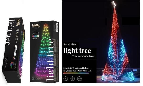 

Smart LED Гирлянда Twinkly tree TWP300SPP-BEU Gen II, IP44, высота 2м, кабель черный (TWP300SPP-BEU)