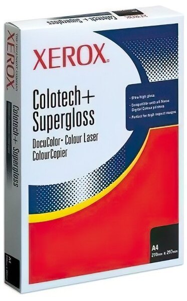 

Бумага Xerox COLOTECH + SUPERGLOSS (210) SR125л. (003R97684)