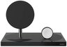 Бездротове ЗУ Belkin 2-in-1 Wireless Pad/Stand/Apple Watch Black (F8J234VFBLK-APL)фото