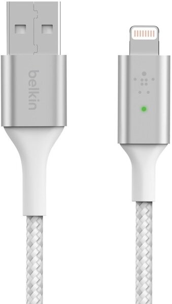 

Кабель Belkin USB-A - Lightning, BRAIDED, 1.2m, white