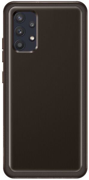

Чехол Samsung для Galaxy A32 Soft Clear Cover Black (EF-QA325TBEGRU)