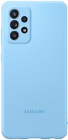 Чехол Samsung для Galaxy A52 Silicone Cover Blue (EF-PA525TLEGRU)