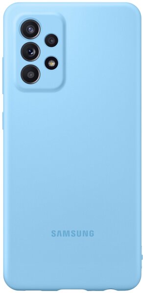 

Чехол Samsung для Galaxy A52 Silicone Cover Blue (EF-PA525TLEGRU)