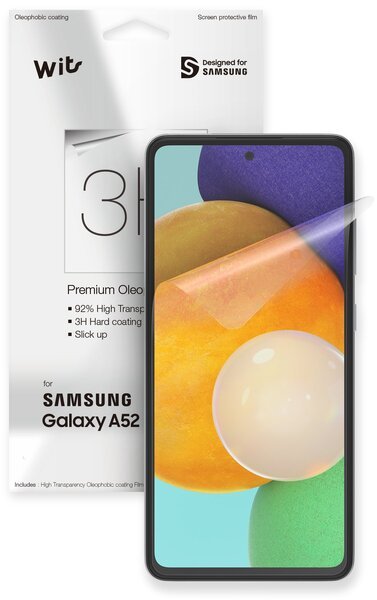 

Защитная плёнка Samsung для Galaxy A52 3H Protective Film Transparency (GP-TFA526WSATW)