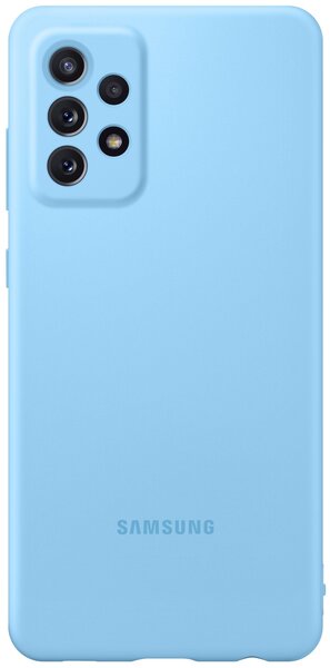 

Чехол Samsung для Galaxy A72 Silicone Cover Blue (EF-PA725TLEGRU)