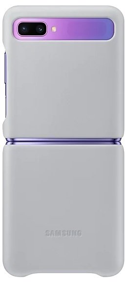 

Чехол Samsung для Galaxy Z Flip (F700) Leather Cover Silver_