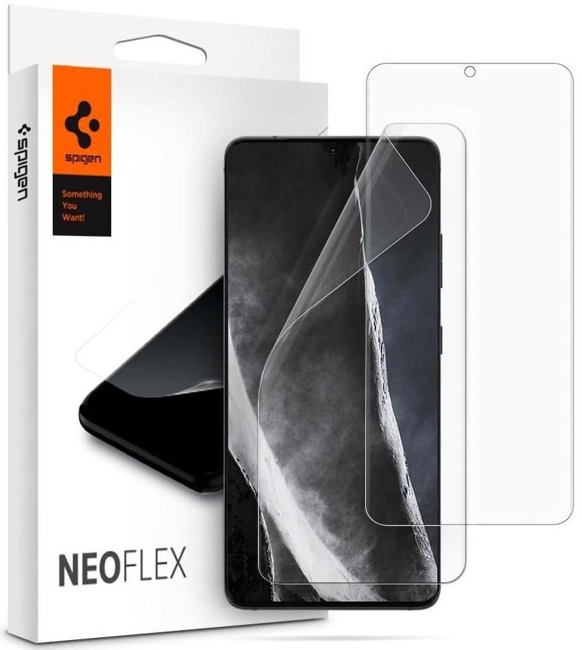 

Защитная плёнка Spigen для Galaxy S21 Ultra (G998) NeoFlex Solid HD Clear (AFL02533)
