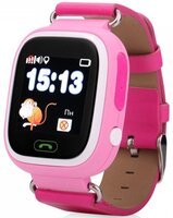 Детский телефон-часы с GPS трекером GOGPS К04 розовый