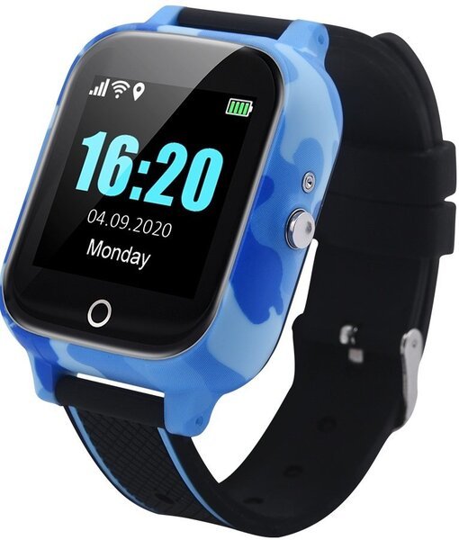 

Смарт-часы GOGPS T01 с трекером и термометром Blue