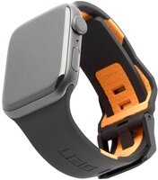 Ремінець UAG для Apple Watch 44/42 Civilian Black/Orange
