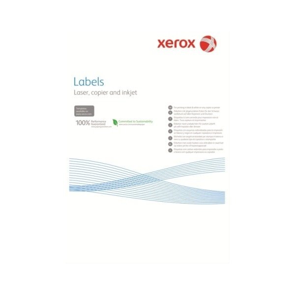 

Наклейка Xerox Mono Laser 21UP (rounded) 63.5x38.1mm 100л. (003R96298)