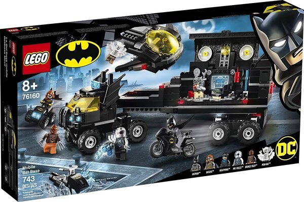 

Конструктор LEGO Batman Mobile Мобильная Бет-база 76160