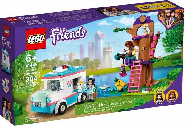 

Конструктор LEGO Friends Машина скорой ветеринарной помощи 41445