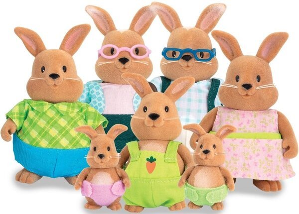 

Набор фигурок Li'l Woodzeez Большая Семья Кроликов 6492D