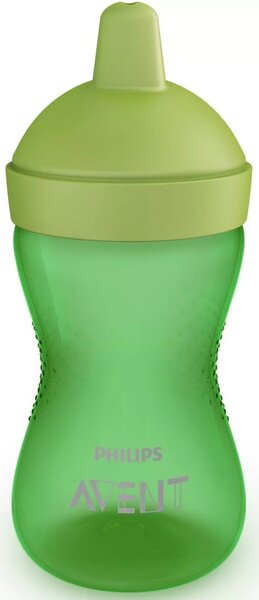 Акція на Чашка-непроливайка с твердым носиком, зеленая, 300 мл SCF804 / 03 від MOYO
